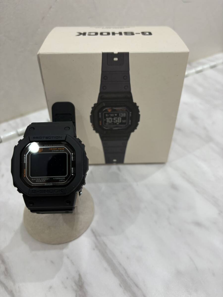 【SB12017】●カシオ　G-SHOCK ジーショック　DW-H5600　USB充電 ソーラー充電 ブラック デジタル 不動