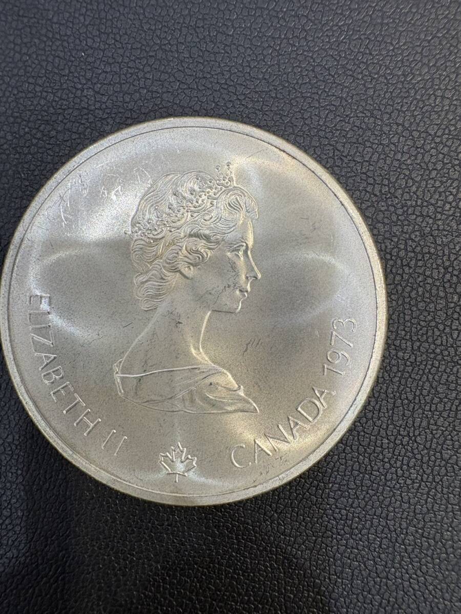 【SB10457】銀貨　カナダ 10ドル 1976年　モントリオール　オリンピック