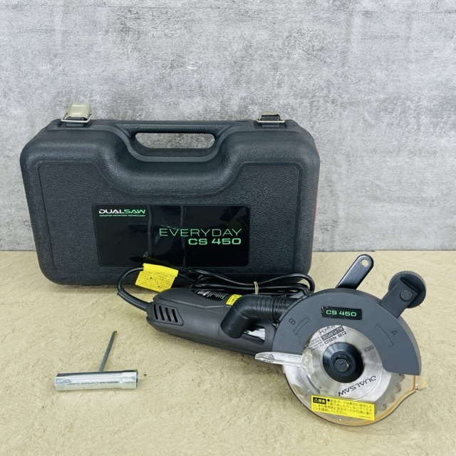 DUALSAW CS450-1 【中古】動作保証 デュアルソー 電動工具 無負荷回転数5200min 外形115mm 最大切込み深さ26mm 黒/900860