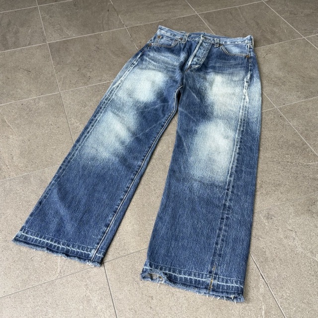 リーバイス ビンテージ ジーンズ 【中古】LEVI'S 501XX W30 L36 555刻印 バレンシア工場 USA ビックE デニム ジーパン / 516577