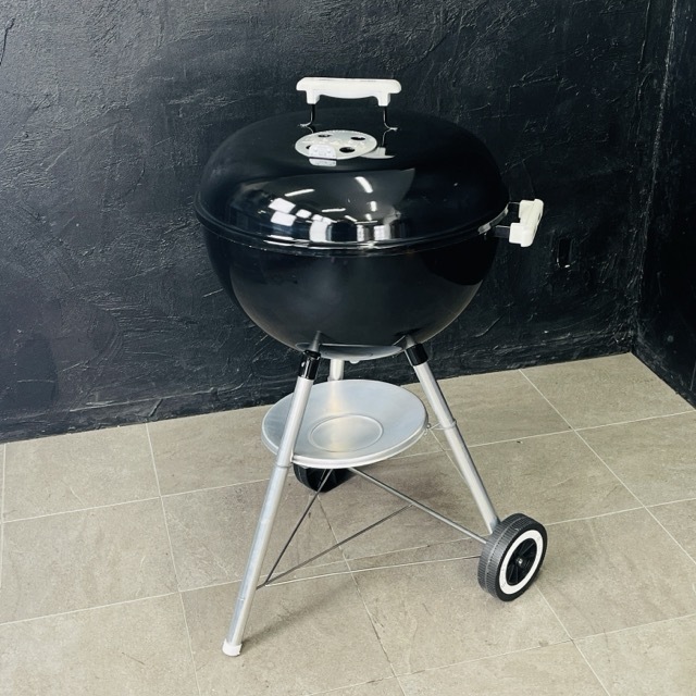 weber ONETOUCHSILVER バーベキューグリル 【中古】18インチ ウェーバー ワンタッチシルバーケトル アウトドア キャンプ BBQ/516949