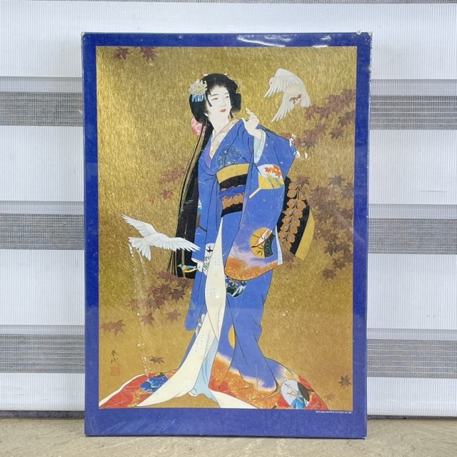 新品未開封 保管品 幸 1000ピース 金屏風紙使用 森田 春代 ジグソーパズル 幸せ Sachi　HARUYO MORITA/517070