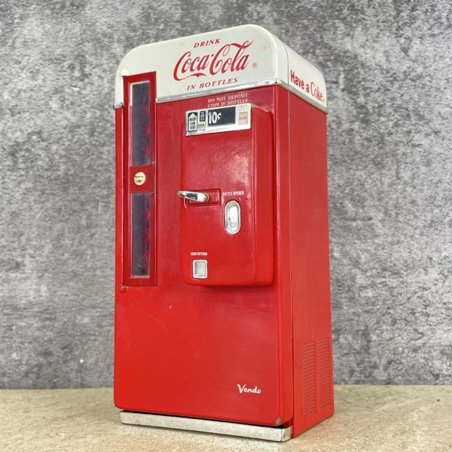 コカ・コーラ 自動販売機型 ミュージックバンク 【中古】ジャンク品 Coca-Cola ヴィンテージ アメリカン レトロ インテリア / 516967