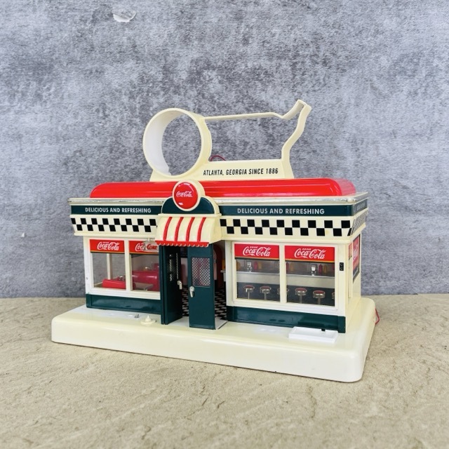 未チェック コカ・コーラ ミニチュア ダイナーハウス 【中古】Coca-Cola アメリカン ビンテージ レストラン / 517017