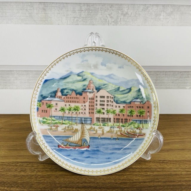 ROYAL COPENHAGEN 75周年 ロイヤルコペンハーゲン ハワイアンプレート 飾り皿 【中古】/900956