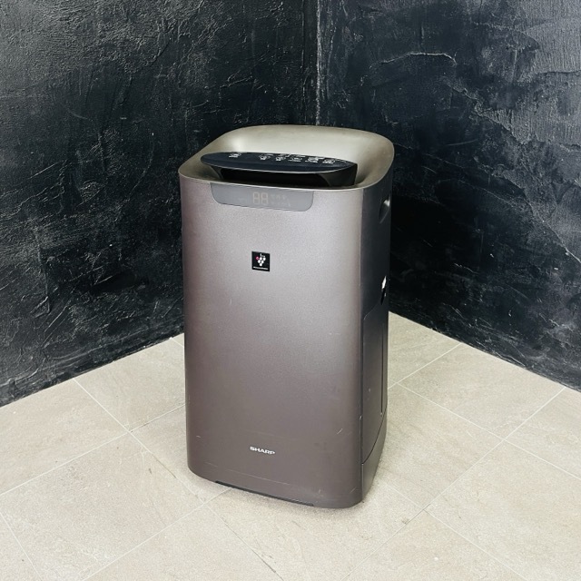 シャープ 加湿空気清浄機 【中古】動作保証 SHARP KI-LS70-T プラズマクラスター 空気清浄-31畳 加湿19畳 ブラウン系 家電製品/517117