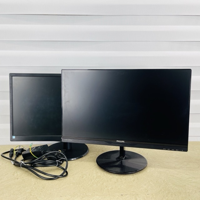PHILIPS 21.5インチ 液晶モニター 2台セット 【中古】動作保証 223V5L 223V5LHSB/11 224E5E 224E5EDSB/11 ディスプレイ/517486