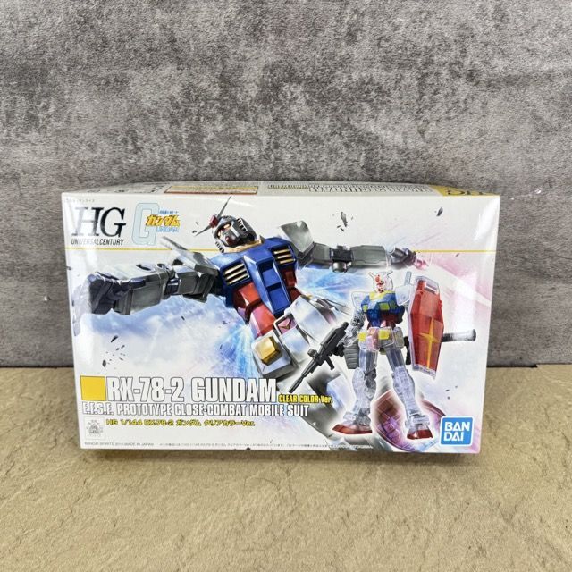 新品 未組立 BANDAI バンダイ ガンプラ プラモデル ガンダム HG 1/144 RX-78-2 クリアカラーVer イベント限定 機動戦士ガンダム/901027