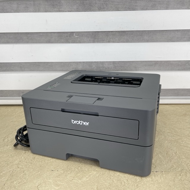 A4 モノクロレーザープリンター 【中古】動作保証 brother ブラザー JUSTIO HL-L2400D ブラック 印刷枚数僅か 068007 / 24074