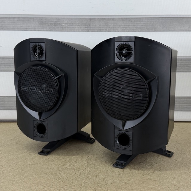ソリッドモニター スピーカー 【中古】動作保証 B&W Bowers & Wilkins スピーカー 2個セット ブラック オーディオ機器 / 517515