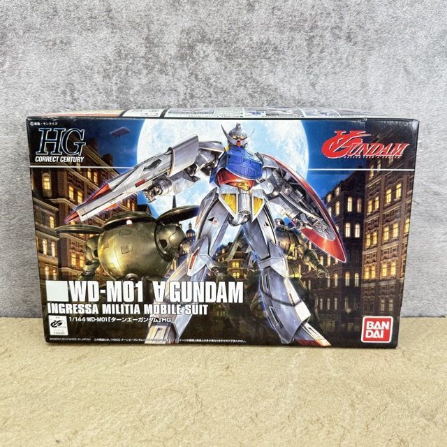 新品 未組立 BANDAI バンダイ ガンプラ 1/144 WD-M01 ターンエーガンダム HG プラモデル / 901009