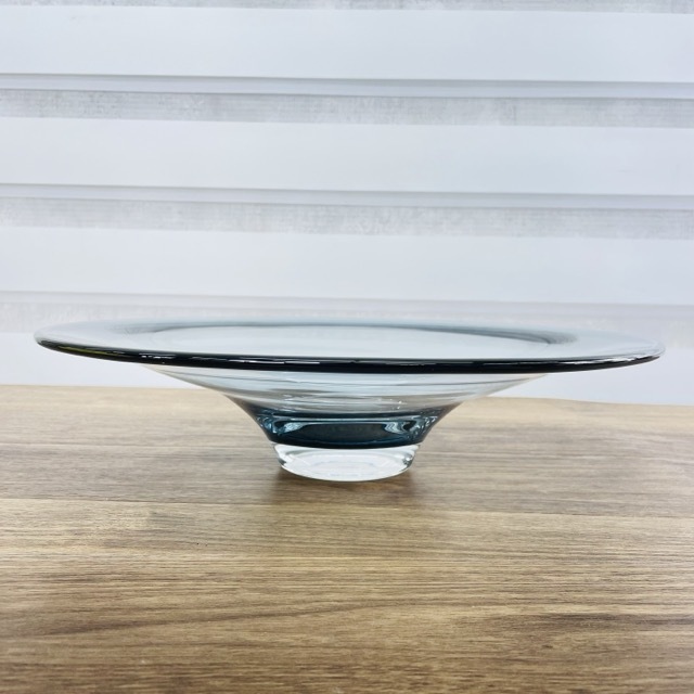 未使用 SCHOTT ZWIESEL BAJAZZO ガラス ボウル Lサイズ 40x40cm ツヴィーゼル バヤゾ 食器 グレー系/516948在★3
