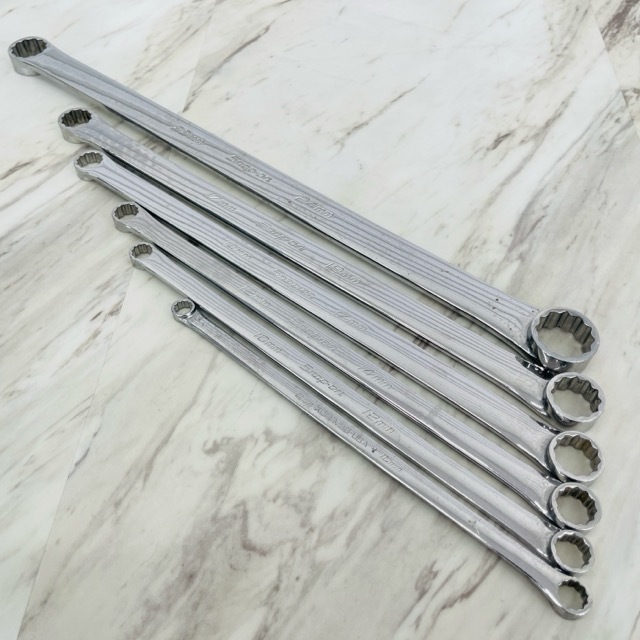 スナップオン ロングストレートメガネレンチ 6本セット 【中古】snapon 8 10 12 14 17 19 22 24mm 工具/517779