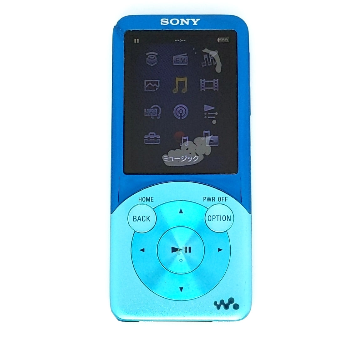 ★SONY ウォークマン NW-S754 8GB ブルー ソニー デジタルMP3オーディオプレーヤー WALKMAN Digital Audio Player 8473