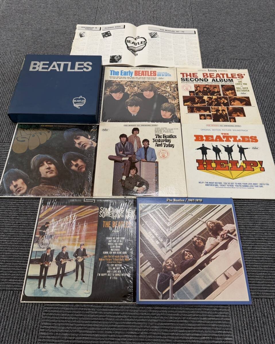 1570★ザ・ビートルズ The Beatles LPレコード ボックス 7枚組 箱付き 中古 現状品
