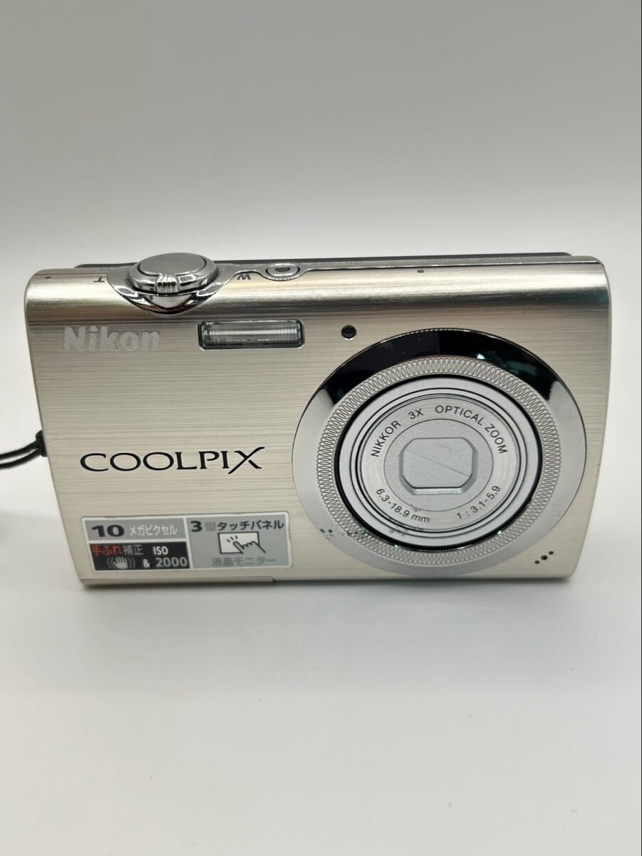 K7008 Nikon COOLPIX S230 コンパクトデジタルカメラ ニコン デジタルカメラ カメラ デジカメ ソリッドシルバー