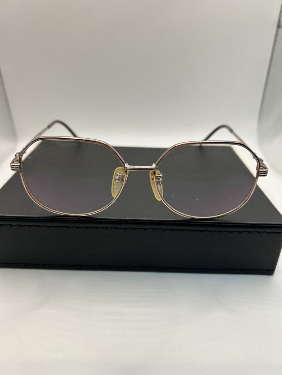 T7009 YvesSaintLaurent 眼鏡 メガネ 度入り ヴィンテージ サングラス 眼鏡フレーム メタルフレーム サンローラン イヴサンローラン