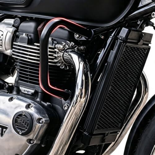 P☆新品☆バンパー エンジン保護 クラッシュバー エンジン保護 ボンネビル 適用車種 T100 T120 ストリート ツイン スピ