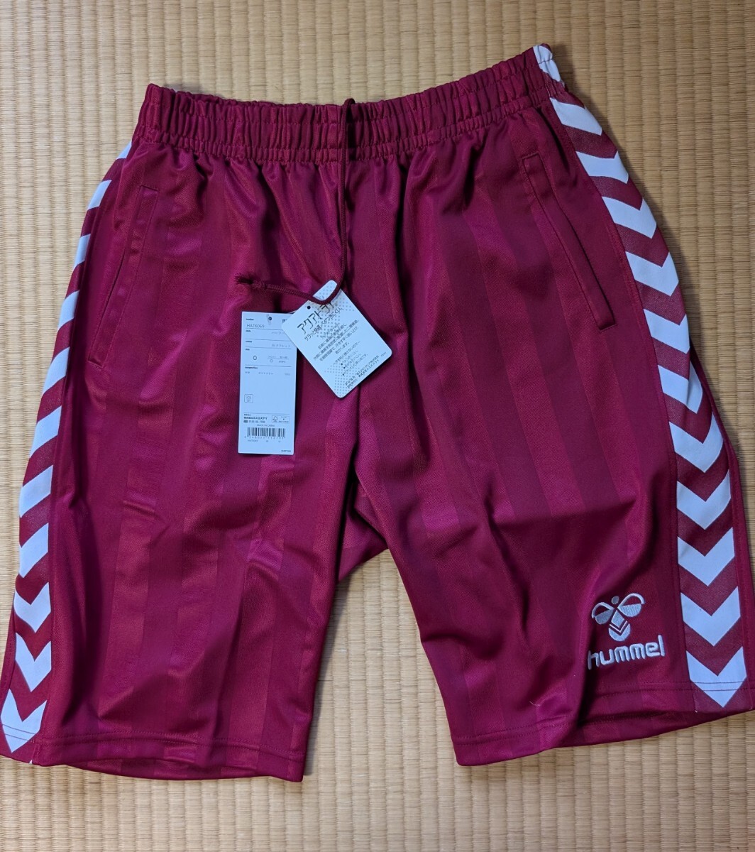 hummel ヒュンメル ハーフパンツ クラレット（ワイン色） HAT6069