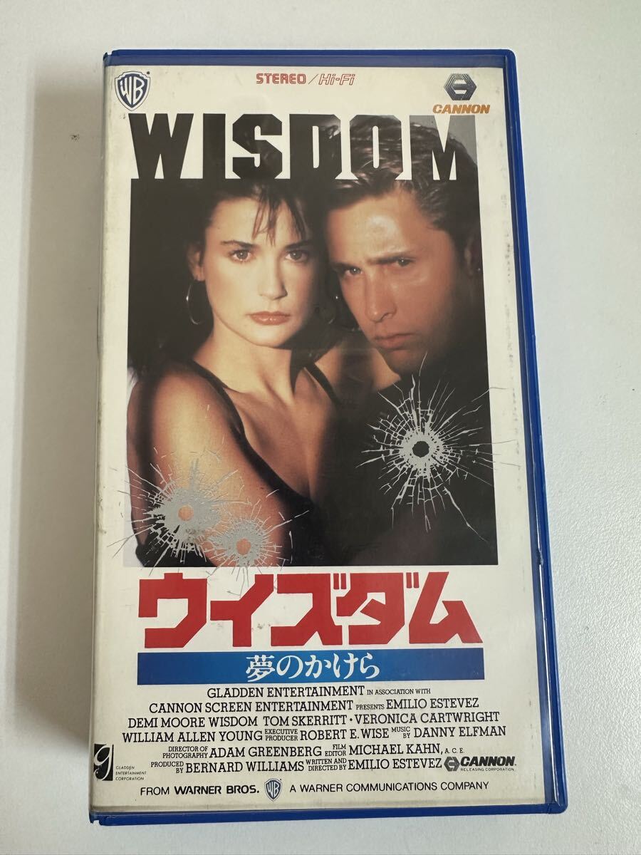 中古送料込み　貴重DVD未発売　希少 VHS ウィズダム 夢のかけら (1987年) エミリオ・エステヴェス 監督・主演 ワーナー・ホーム・ビデオ
