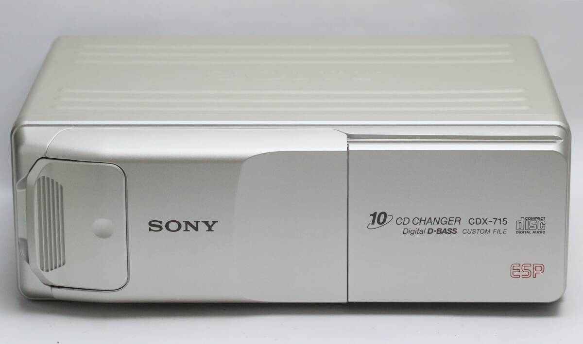 SONY 10連奏CDチェンジャー CDX-715 Digital D-BASS ESP 訳有 未使用