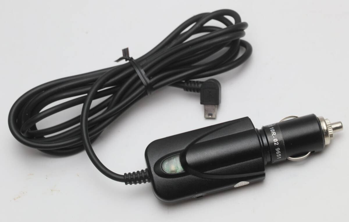 ユピテル レーダー・ポータブルナビ用 純正 2A 5Vコンバーター付シガープラグコード 67099-00N 中古