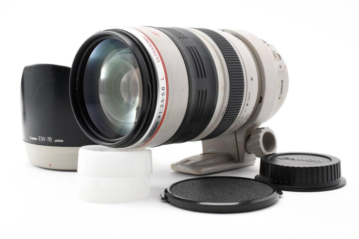 ★動作品★ Canon キヤノン EF 35-350mm F3.5-5.6 L USM　フード付　＃1086