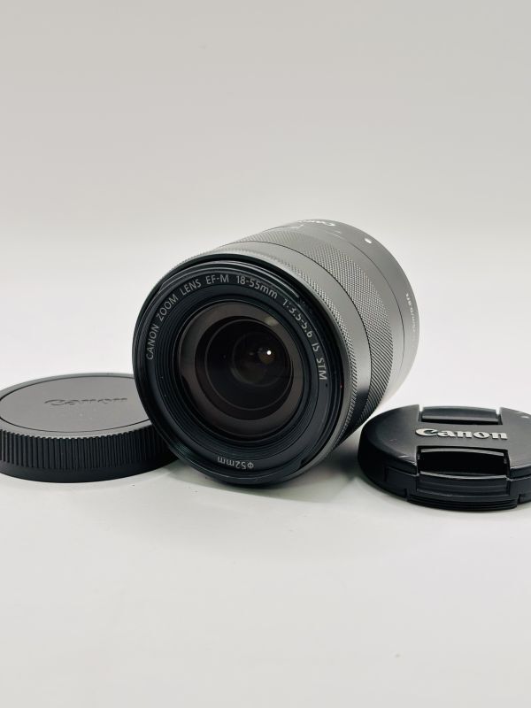 ★美品★ Canon キヤノン EF-M 18-55ｍｍ Ｆ3.5-5.6 IS STM 　　　　　#8G009