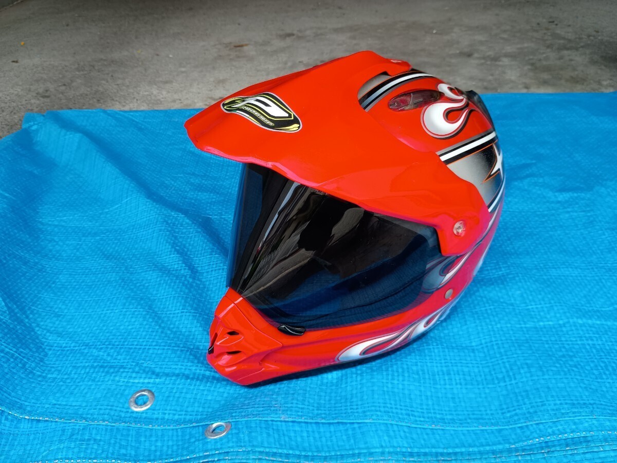 717■SHOEI ショウエイ　ホーネット　オフロード ヘルメット　HORNET　モトクロス　Lサイズ 59-60cm　長期保管現状品 