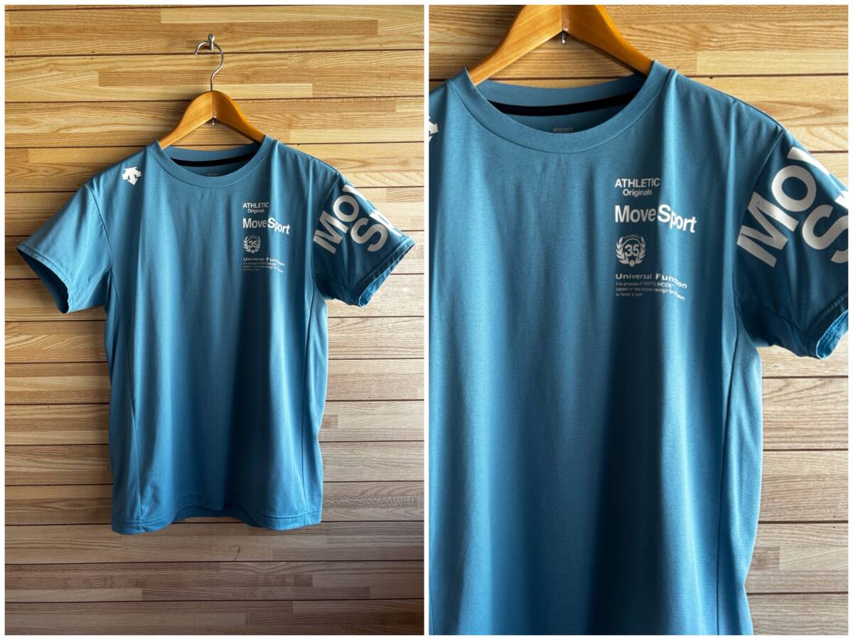 #セール★サイズ M★訳あり★DESCENTE MOVE SPORT デサント ムーブスポーツ 半袖 シャツ Tシャツ 放熱クーリング UVカット 春夏 春 夏