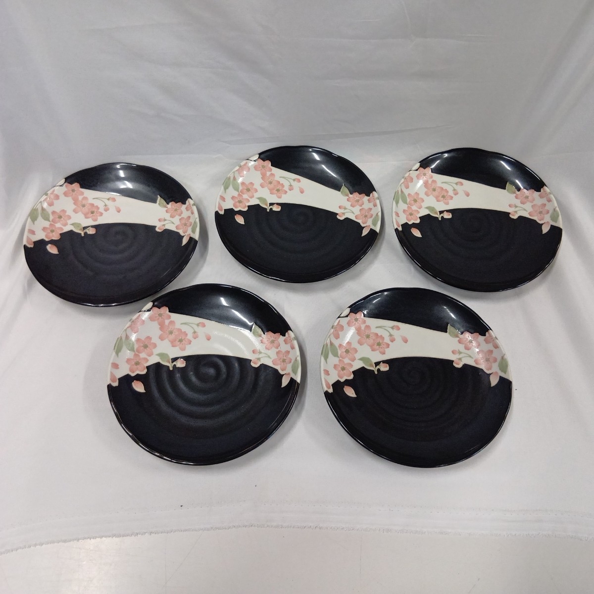 セ岩295/たち吉/TACHIKICHI/夜桜/銘々皿/5枚セット/968-0209/未使用品/中古品/京都/老舗/和食器/ブランド/ギフト用/贈答用/パッケージ/セ岩