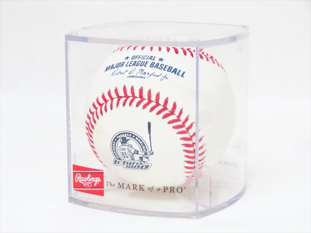 ◆◇2016 MLB イチロー選手 3000本安打達成 公式記念球 ケース入り ローリングス ROMLBI3K-R 天然皮革 3000個/限定品 ボール◇◆