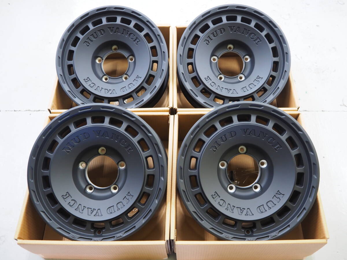 Weds MUD VANCE DX ウェッズ マッドヴァンス DX 16inch 6.0J 5H139.7-5 フルマットブラック ジムニー シエラ ノマド