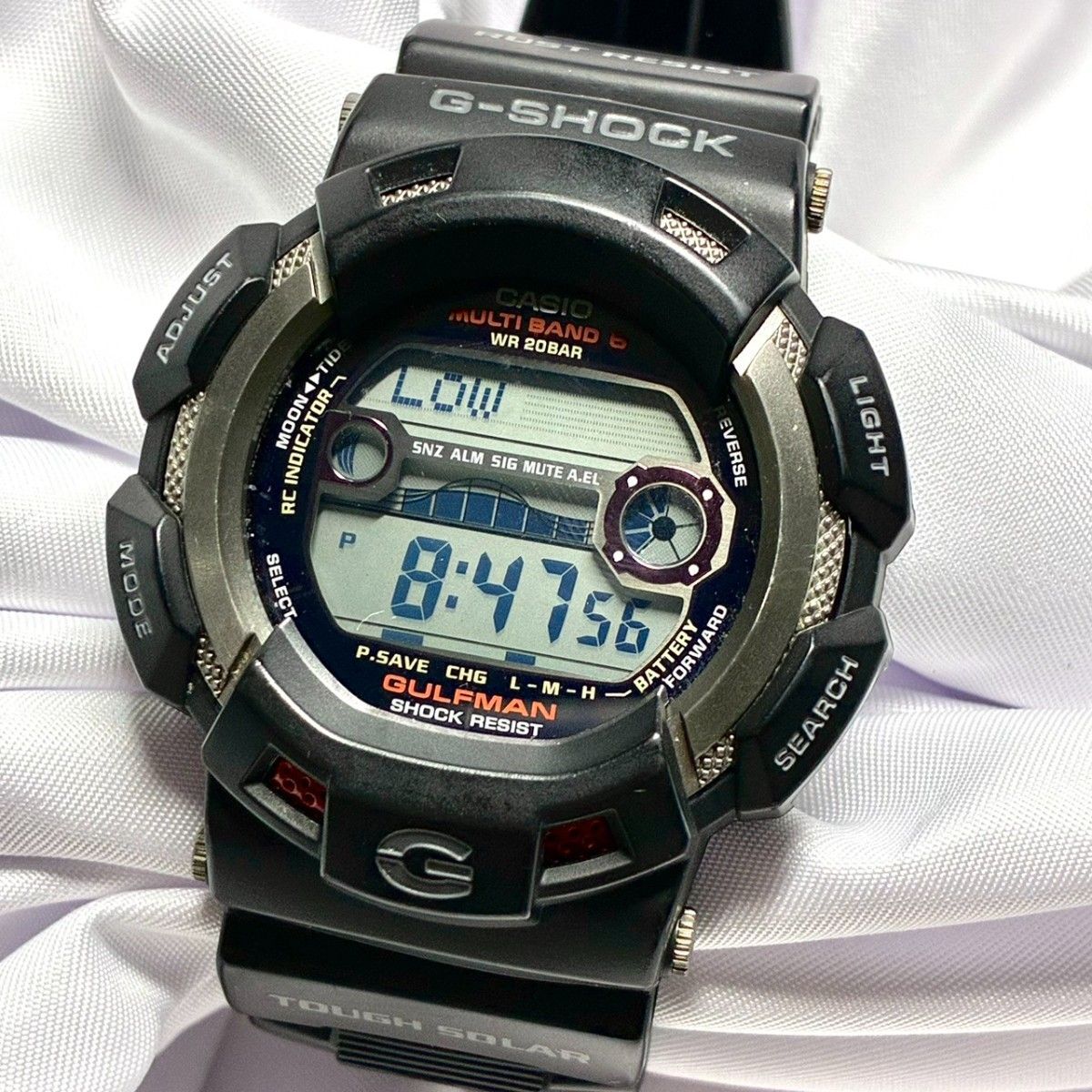 【稼働】 カシオ CASIO G-SHOCK ガルフマン GW-9110 デジタル ソーラー