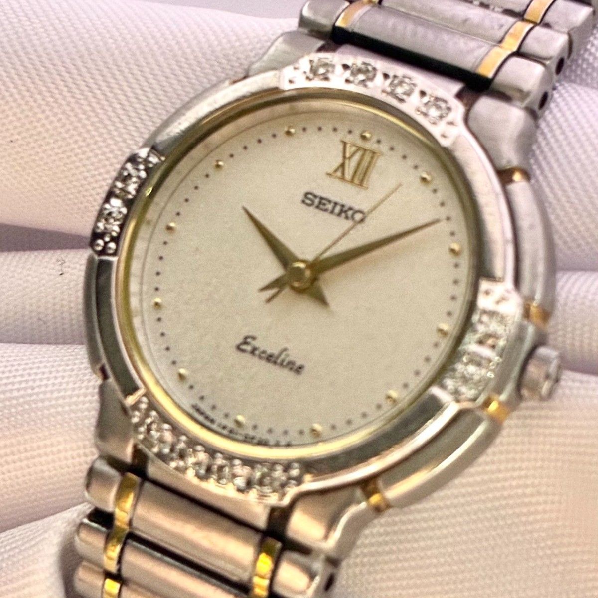  セイコー SEIKO ウォッチ 1F21-0D60 エクセリーヌ Exceline 腕時計 クォーツ