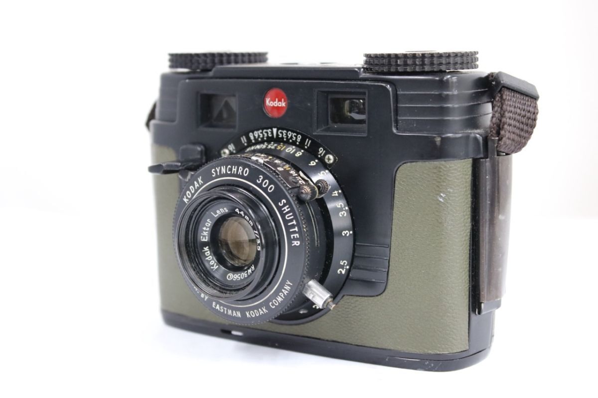 【返品保証】 【希少】 コダック Kodak Signet 35 軍用 オリーブ カメラ e15421