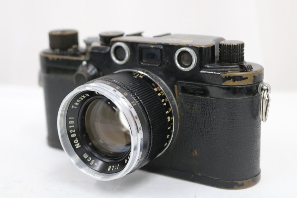 【訳あり品】 【希少】 nicca Type-5 ブラック + Tanar 5cm F1.8 レンジファインダー カメラ e15518