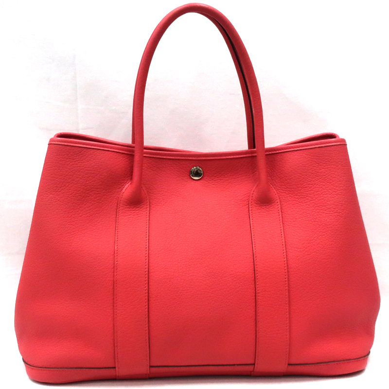 HERMES／エルメス　ガーデンパーティPM　ネゴンダ　ブーゲンビリア　□N刻印　トートバッグ　800060078