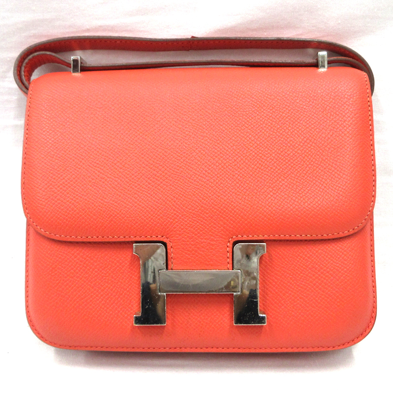 【美品】HERMES／エルメス　コンスタンス3 ミニ　ヴォーエプソン　ローズジャイプール　□P刻印　ショルダーバッグ　800060131