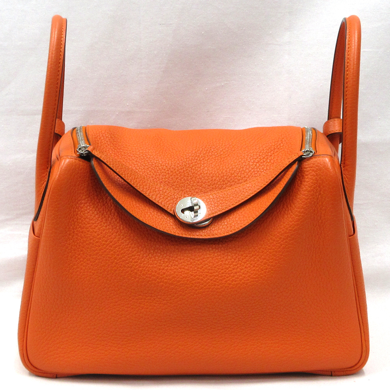 【美品】HERMES／エルメス　リンディ30　トリヨンクレマンス　オレンジポピー　□R刻印　ショルダーバッグ　700120229