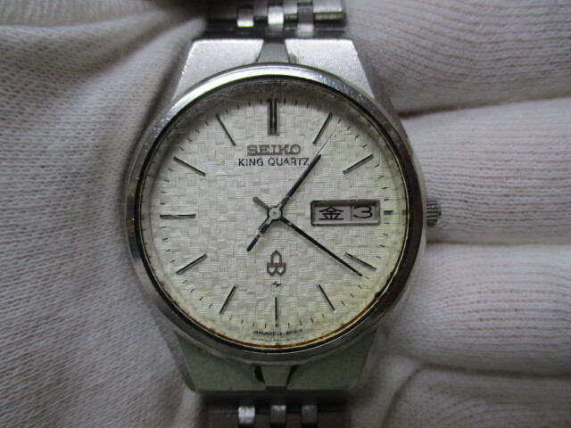 SEIKO セイコー KING QUARTZ 0853-8035 デイデイト メンズ腕時計 稼動品
