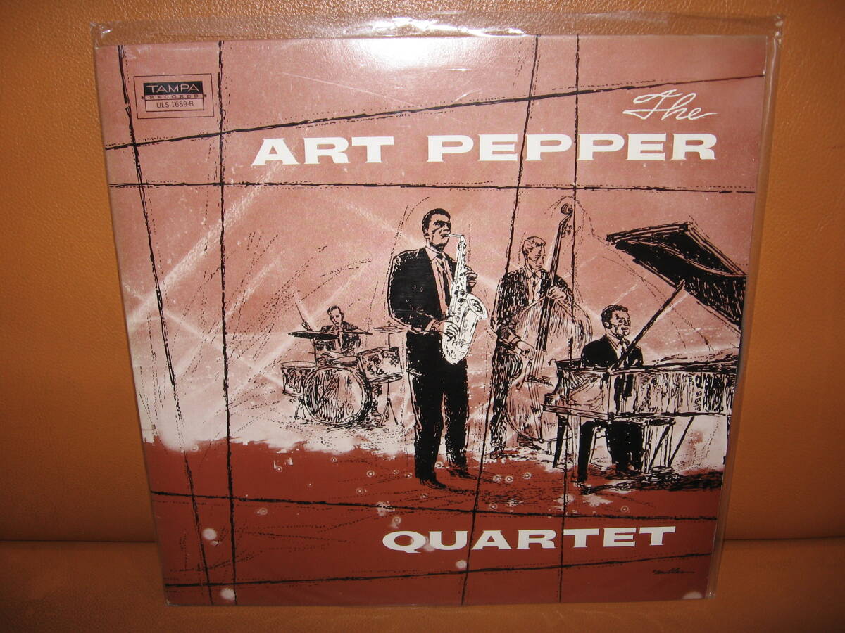【盤無傷LP】ART PEPPER QUARTET アートペッパー カルテット 〈タンパ原盤〉　’５６録音
