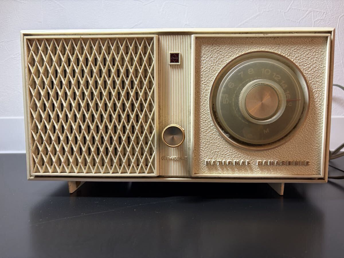 #23 昭和レトロ RE-124 AM アンティーク ラジオ ナショナル コレクション 家電