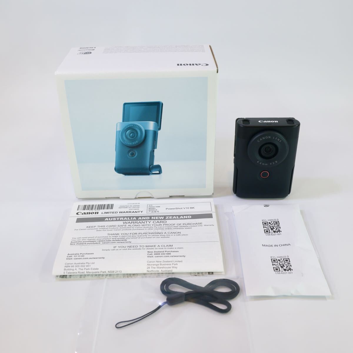 Canon キヤノン PowerShot V10 ブラック