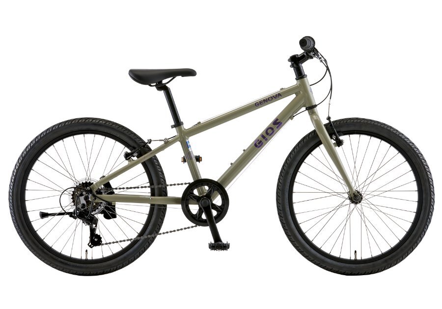 送料込 GIOS ジオス GENOVA ジェノア24 24型 スタンドオーバーハイト68cm 125-145 ブラウン