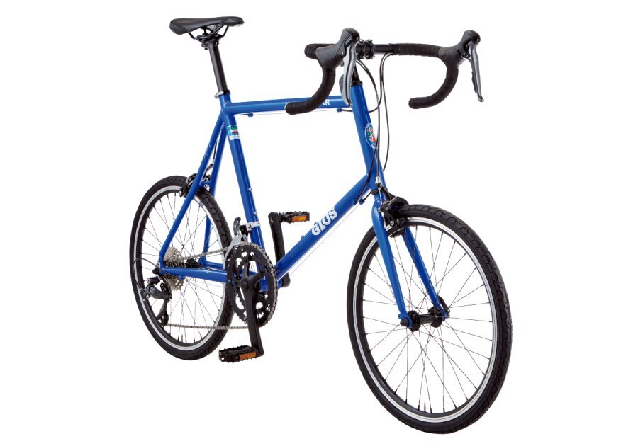 送料込 GIOS ジオス ZIPSTAR　ジップスター 480mm 155-170cm ジオスブルー 本格アルミミニベロロード