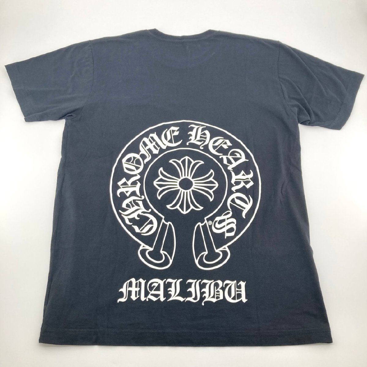 CHROME HEARTS HorseshoeTee マリブ限定　バックホースシュープリント 175/96B M 半袖Ｔシャツ ブラック