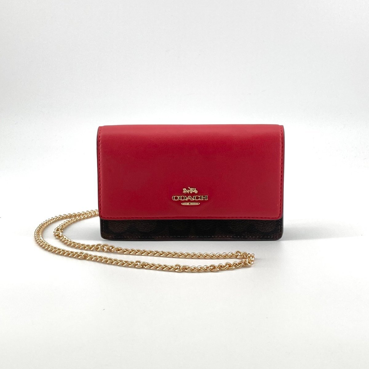 COACH ヘイデン クロスボディ シグネチャー F80245 ウエストバッグ レッド