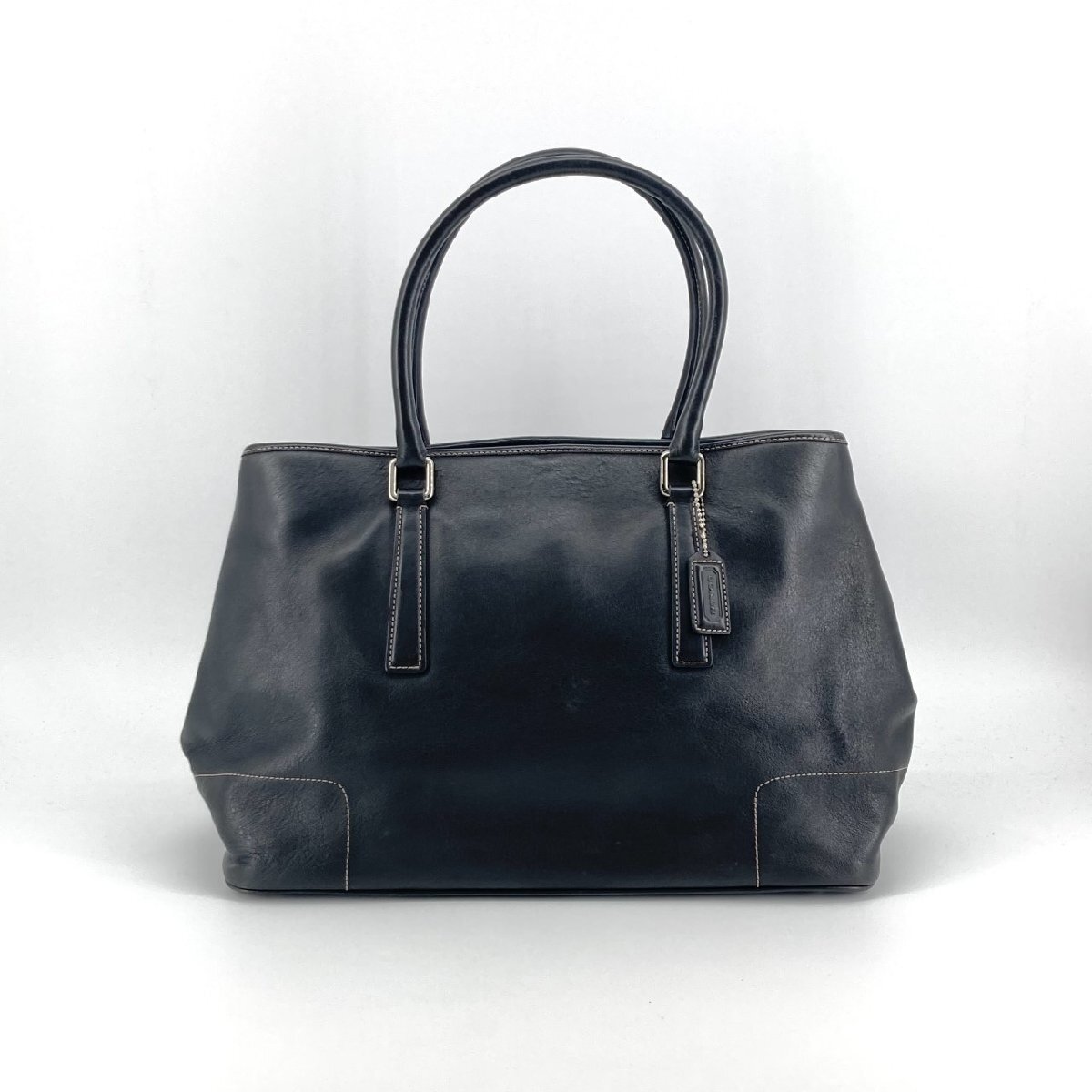 COACH シルバー金具 7757 トートバッグ ブラック