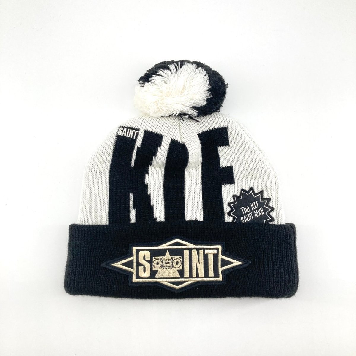 SAINT MICHAEL KLF KNIT CAP KLF BLACK ニットキャップ